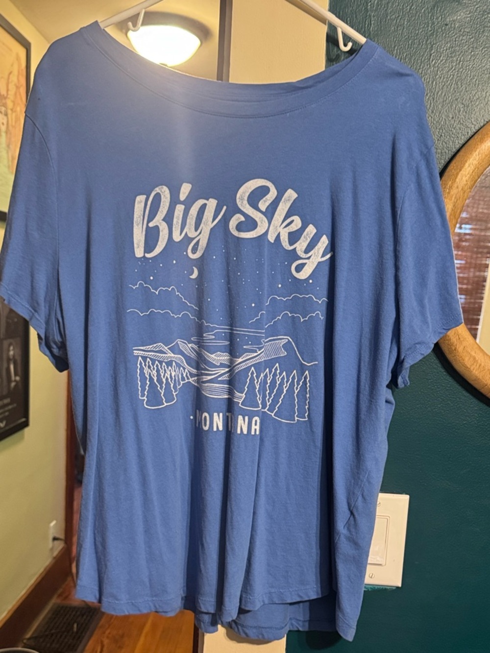 Old Navy Blue "Big Sky Montana" Short Sleeve Graphic Tee